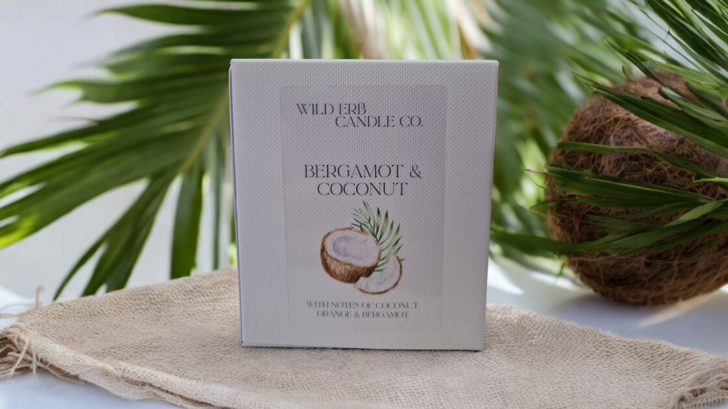 Bergamot & Coconut Luxury Candle