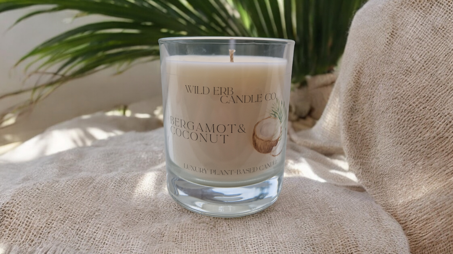 Bergamot & Coconut Luxury Candle