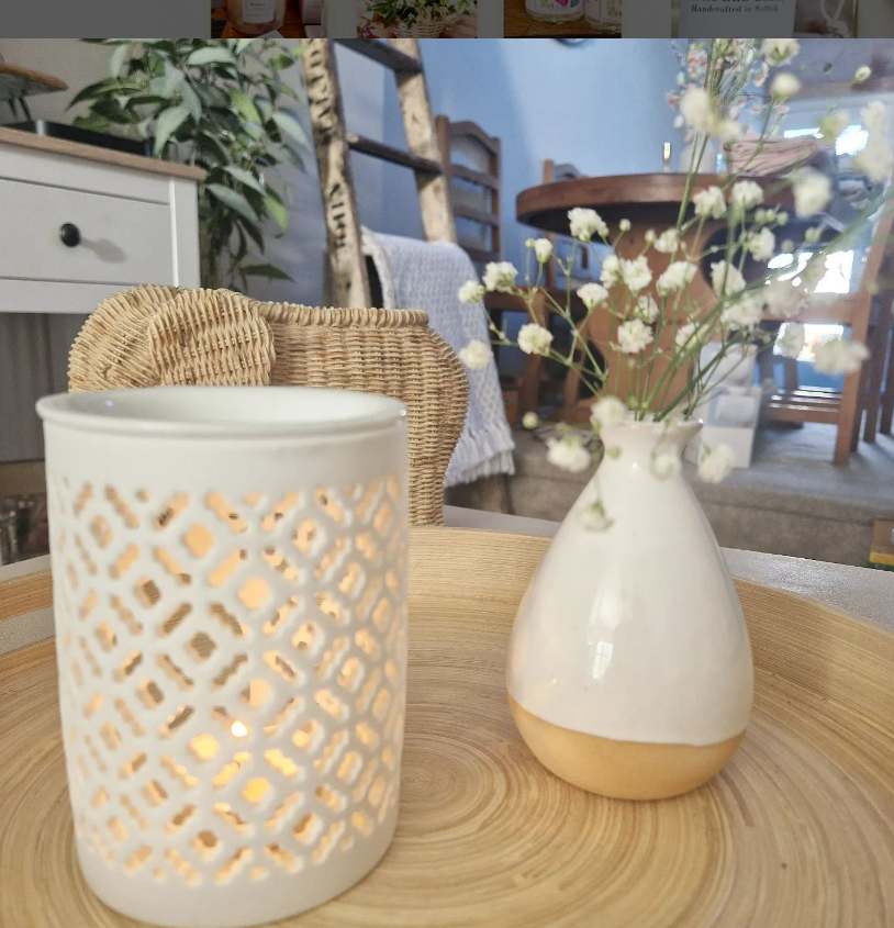 White Lattice Burner