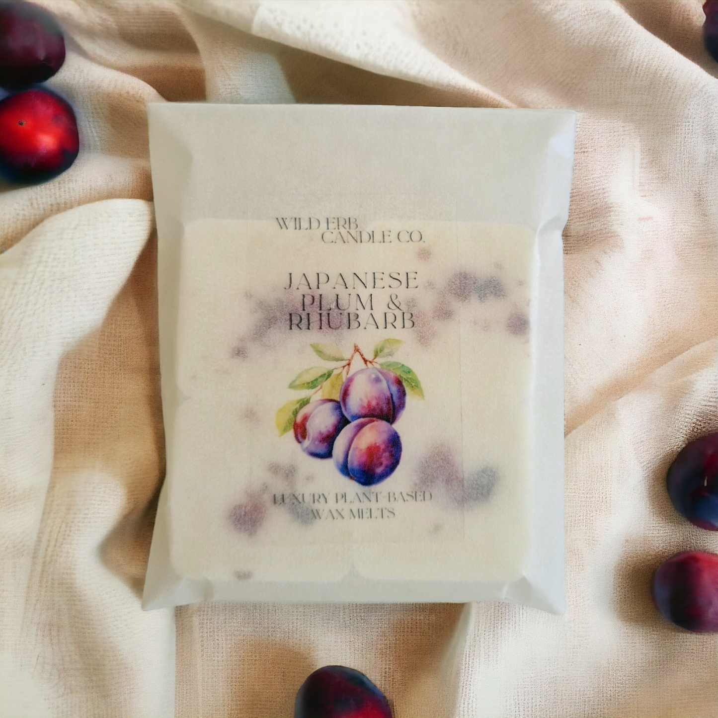 Japanese Plum & Rhubarb Luxury Wax Melts