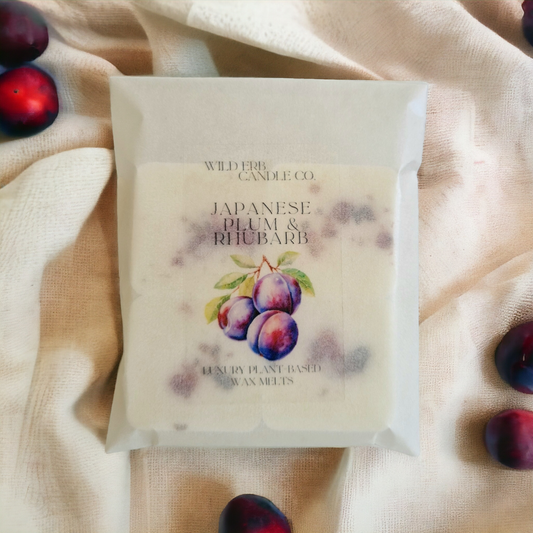 Japanese Plum & Rhubarb Luxury Wax Melts
