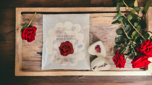 Smouldering Rose & Amber Luxury Wax Melts