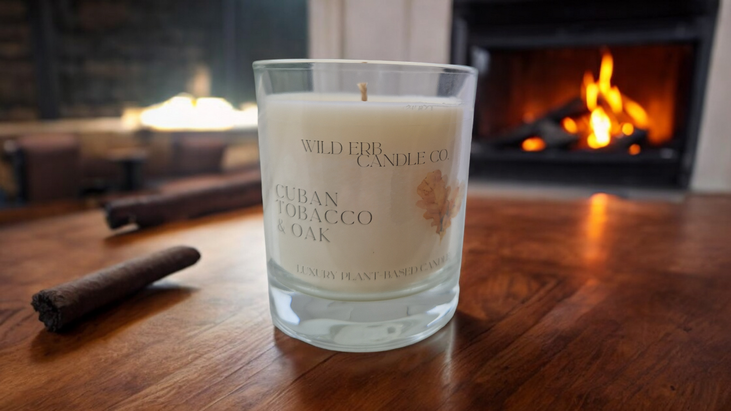 Cuban Tobacco & Oak Luxury Candle
