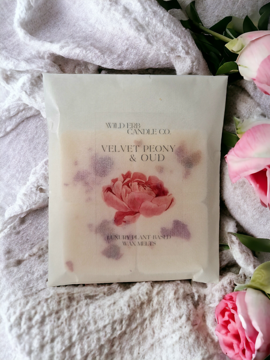 Velvet Peony & Oud Luxury Wax Melts