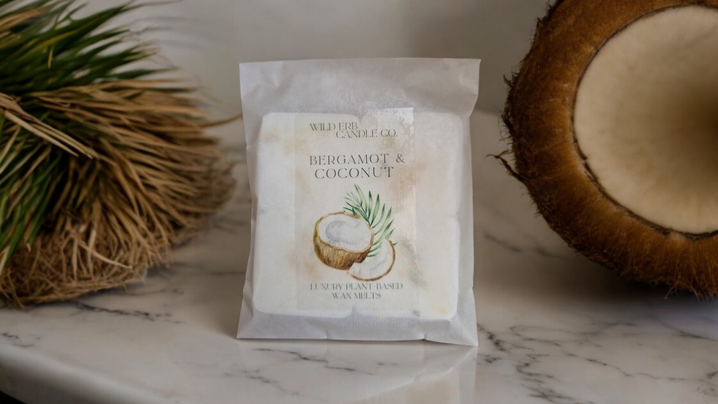 Bergamot & Coconut Luxury Wax Melts