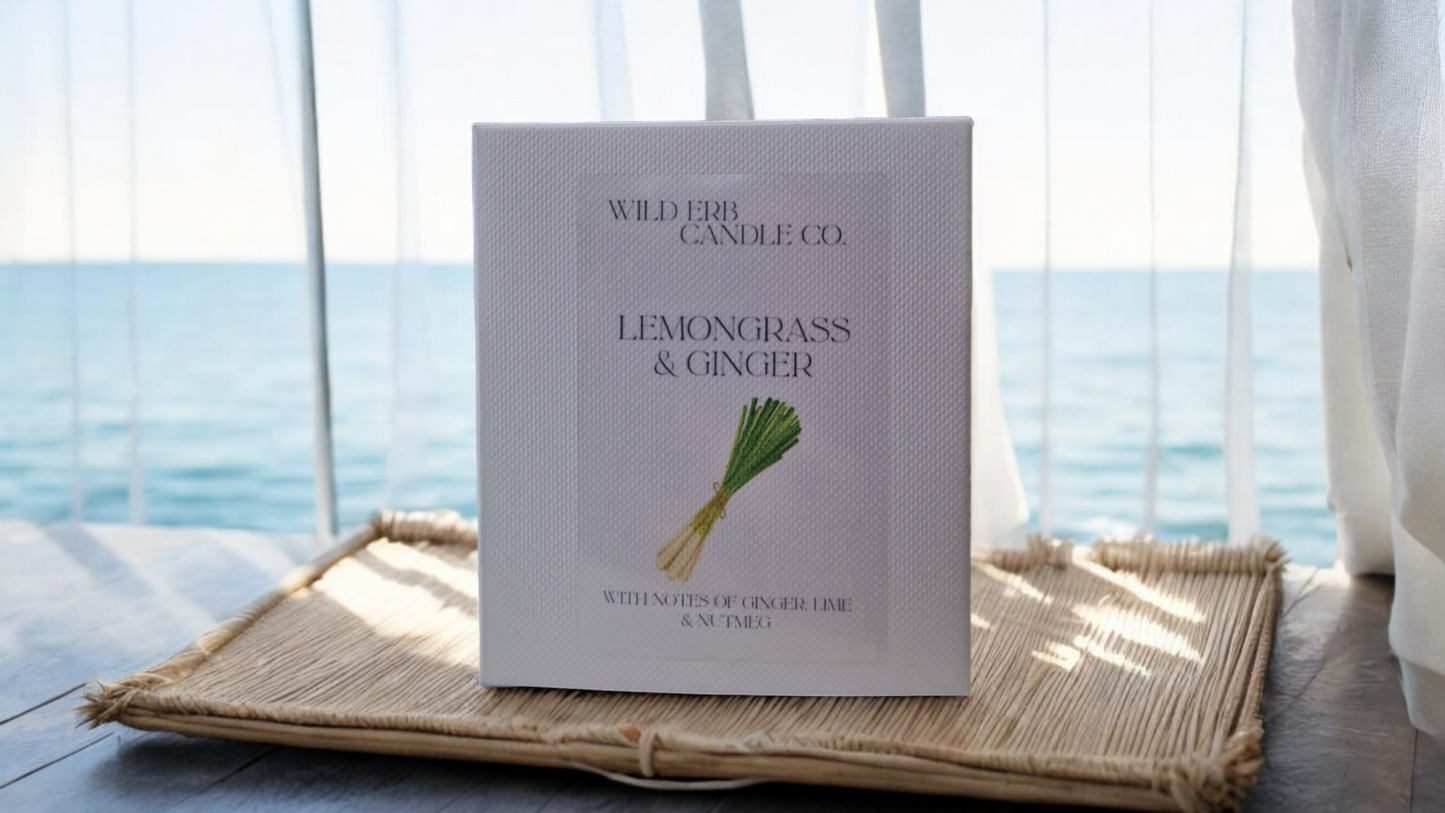 Lemongrass & Ginger Luxury Candle