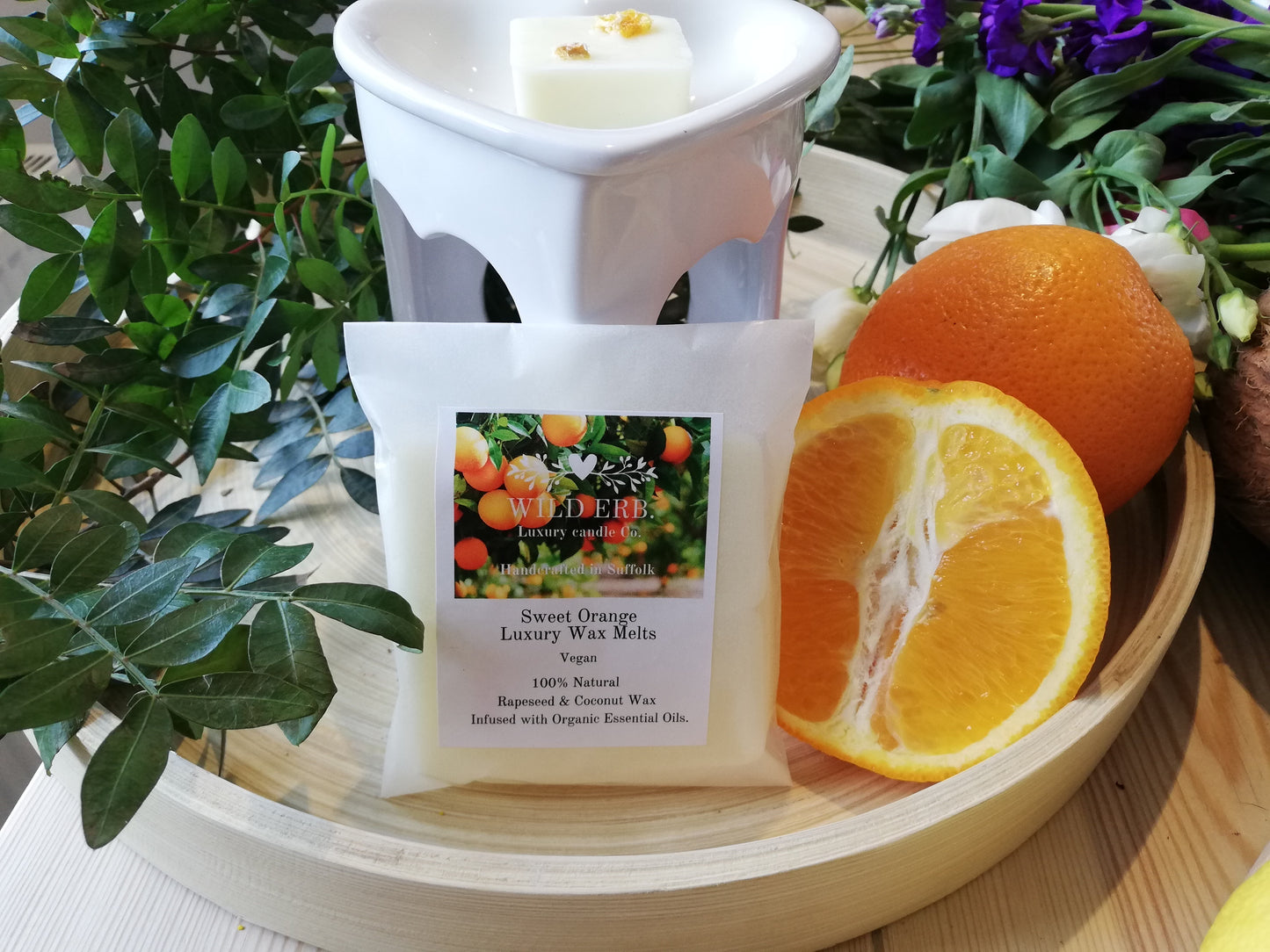 Sweet Orange Aromatherapy Luxury Wax Melts