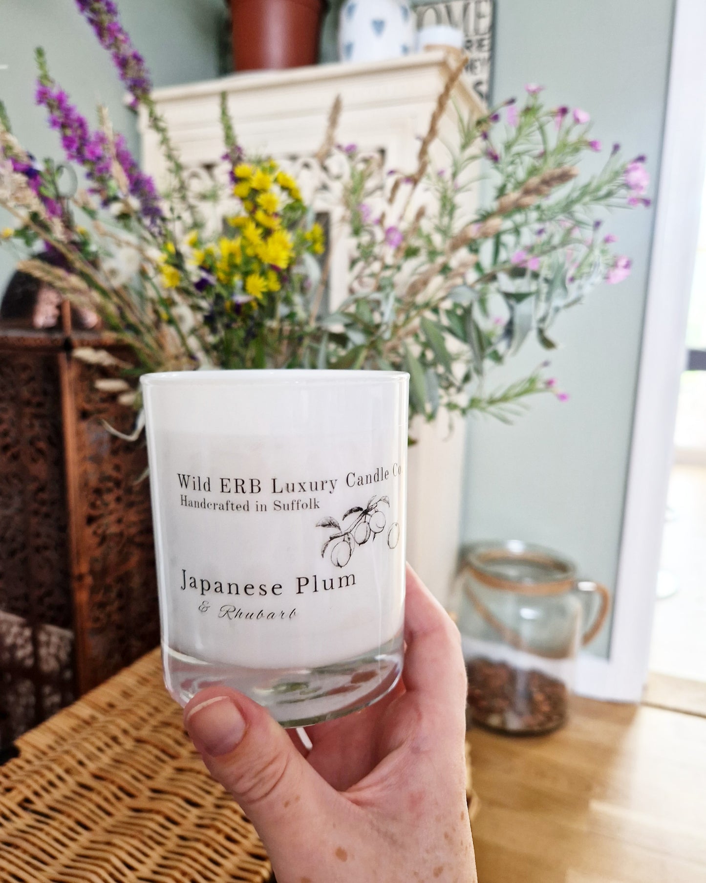 Japanese Plum & Rhubarb Luxury Candle