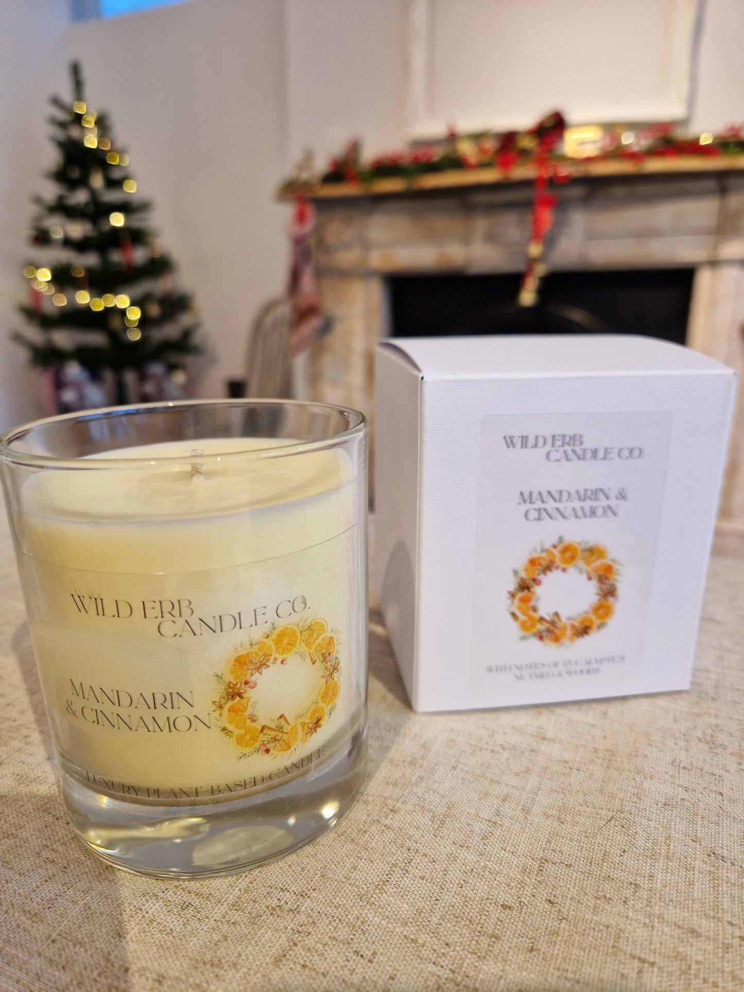 Mandarin & Cinnamon Luxury Candle