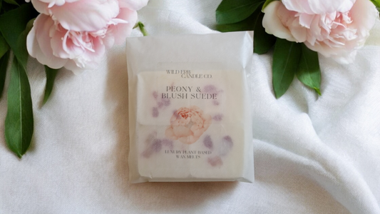 Peony & Blush Suede Luxury Wax Melts